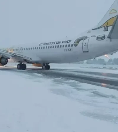Avión despistado de Flybondi
