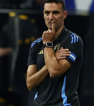 Lionel Scaloni, DT de Argentina.