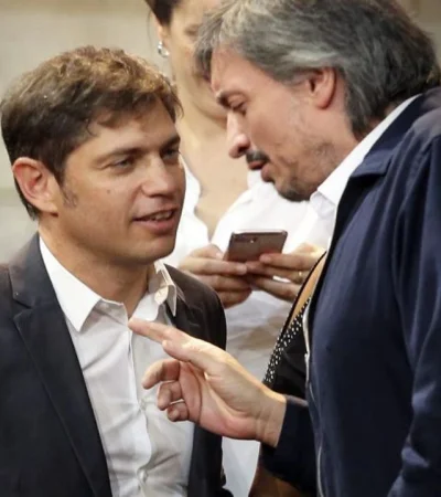 Axel Kicillof y Máximo Kirchner.