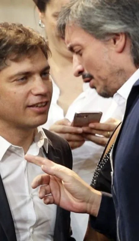 Axel Kicillof y Máximo Kirchner en la disputa del poder bonaerense. (Foto: archivo web)