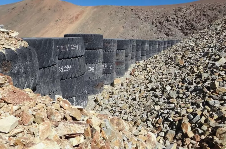 Desechos de una minera chilena que tardaron más de diez años en ser retirados.