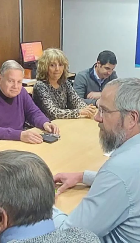 Los dirigentes de Ampros discutieron las paritarias.