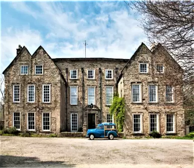 Carnfield Hall, mansión que vivió el padre de la Patria durante las vacaciones en Derbyshire.