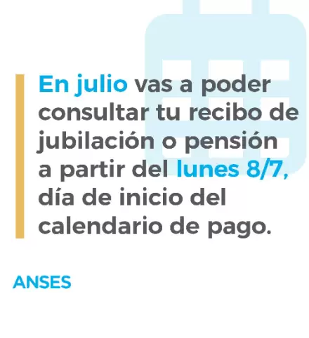 El recibo y fechas de cobro se podrán consultar en Mi ANSES