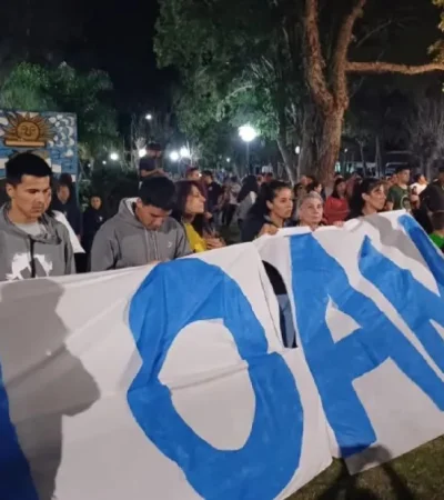 Manifestación por Loan