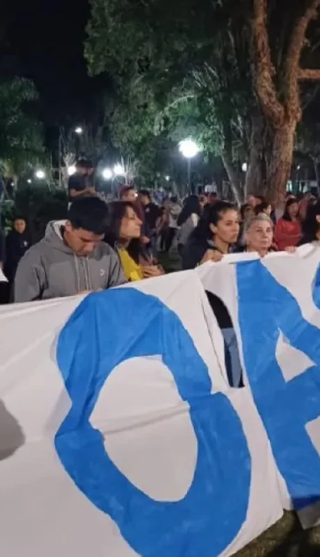 Manifestación por Loan