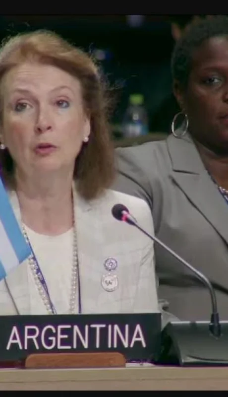 Diana Mondino en la 54ª Asamblea General de la OEA