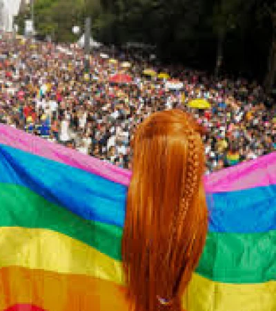 Marcha del Orgullo Gay en San Pablo.