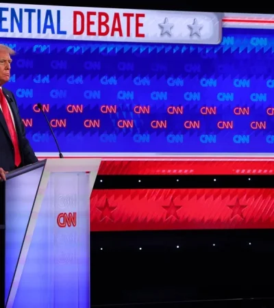 El presidente demócrata, Joe Biden, y su rival republicano, Donald Trump,