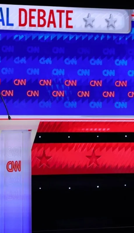 El presidente demócrata, Joe Biden, y su rival republicano, Donald Trump,