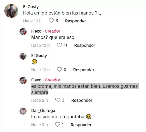 El mano a mano con los usuarios de TikTok.