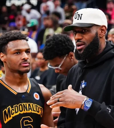 LeBron y Bronny escribirán una página única en la NBA.