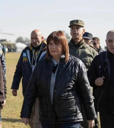 La ministra Patricia Bullrich está en Corrientes participando de los rastrillajes por el caso Loan/