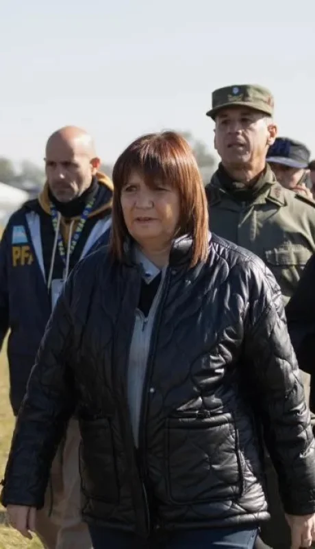 La ministra Patricia Bullrich está en Corrientes participando de los rastrillajes por el caso Loan/