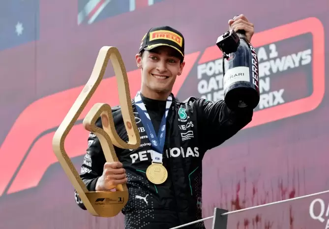 El inglés George Russell venció en Austria