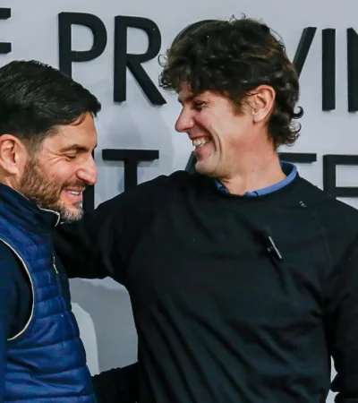 Maximiliano Pullaro y Martín Lousteau.