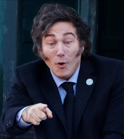 Arce está muy ofuscado con Javier Milei. Cortesía: France 24