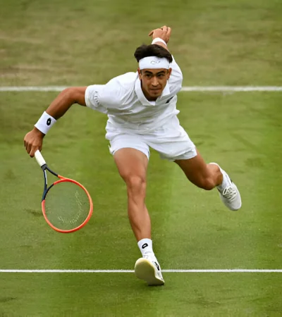 Comesaña jugó en gran nivel en Wimbledon