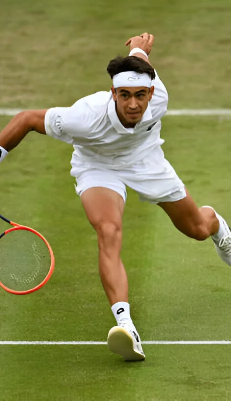 Comesaña jugó en gran nivel en Wimbledon