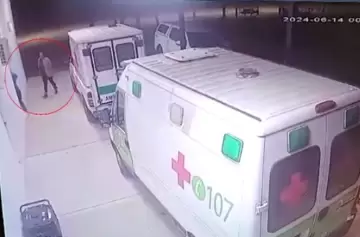 El impactante video que muestra la llegada de Caillava al hospital
