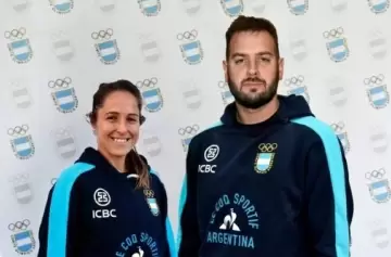 Los portadores de un sueño olímpico celeste y blanco