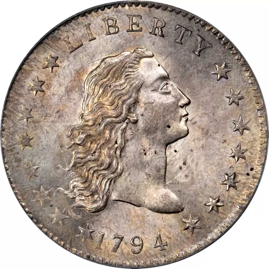 Dólar Flowing Hair de 1794