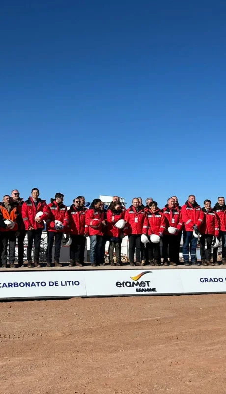 Mondino y embajadores participaron en Salta de la inauguración de la planta de producción de litio del proyecto Centenario Ratones.