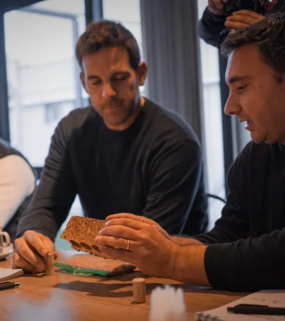 Delpo está entusiasmado con su nuevo emprendimiento.