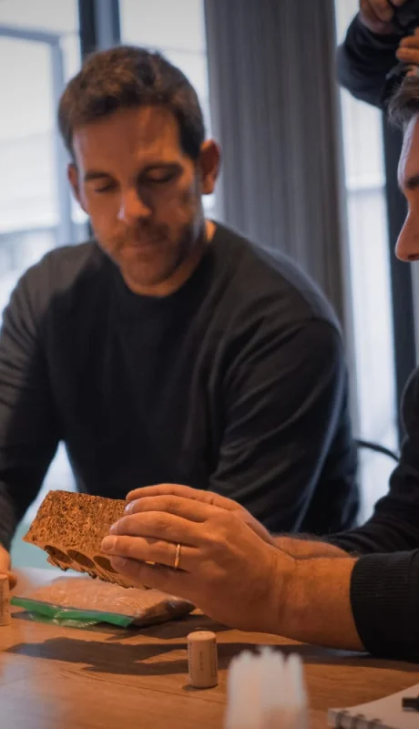 Delpo está entusiasmado con su nuevo emprendimiento.