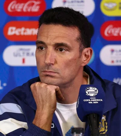 Lionel Scaloni, DT de la Selección argentina.