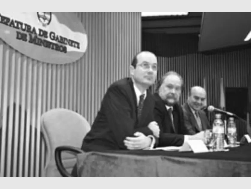 Federico Sturzenegger durante el gobierno de la Alianza.