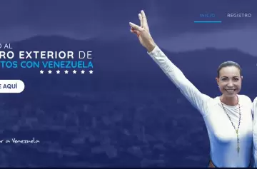 Corina Machado activo los "comanditos" antichavistas para los votantes en el extranjero