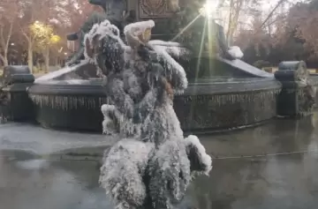 Por el frío extremo, distintas localidades amanecieron heladas en Argentina