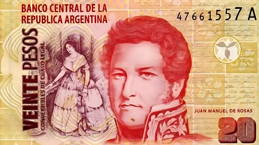 Billete de 20 pesos