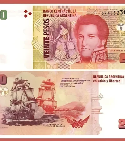 Billete de 20 pesos