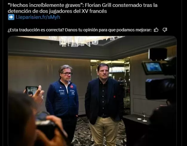 Florian Grill, Presidente de la Federación francesa de rugby