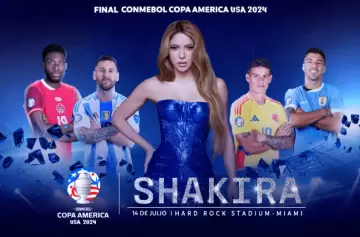 Shakira fue confirmada como la artista de la final de la Copa América