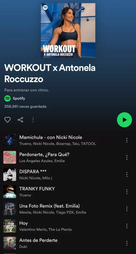 Playlist de Spotify