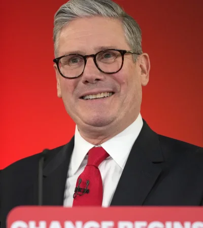 Keir Starmer, triunfador en las últimas elecciones del Reino Unido.