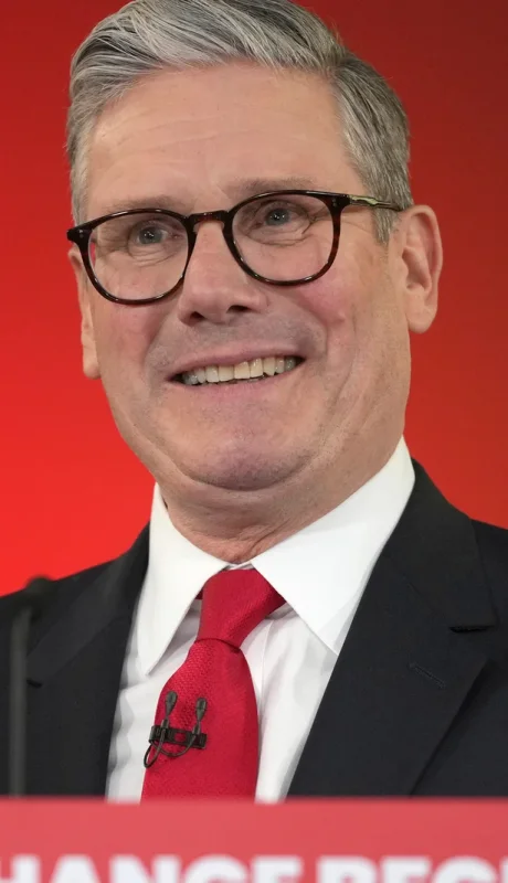 Keir Starmer, triunfador en las últimas elecciones del Reino Unido.