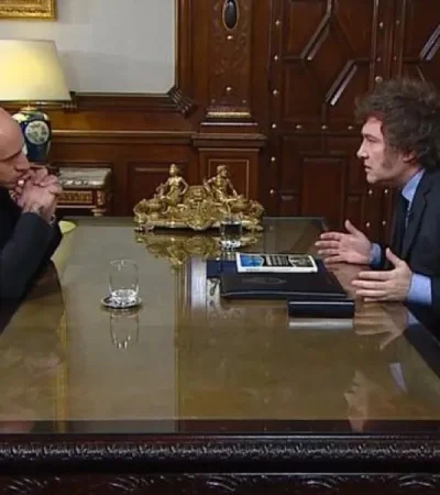 Entrevista de Javier Milei con LN+.