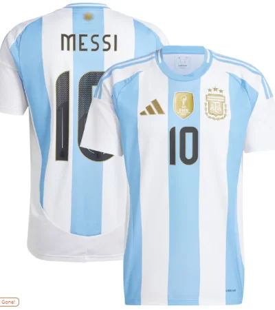 Camiseta de la Selección argentina.