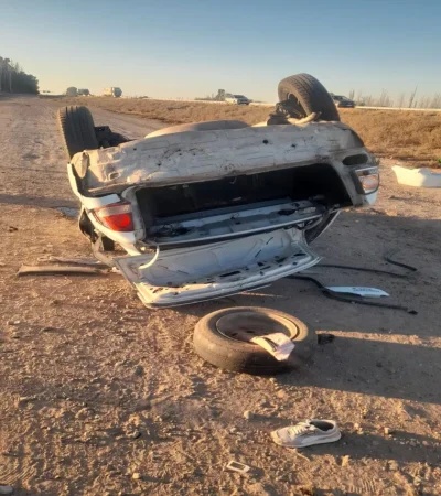 Tragedia en la Ruta 7: un vuelco se cobró dos vidas en Santa Rosa