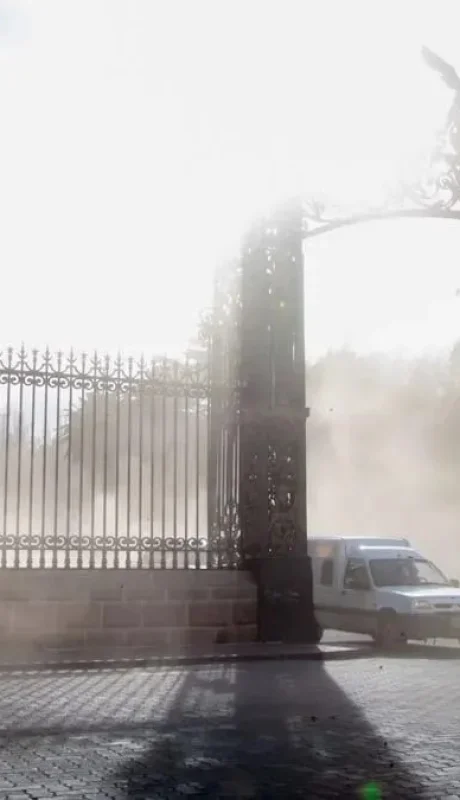 Viento Cuyano: un intruso polvoriento confunde a los mendocinos
