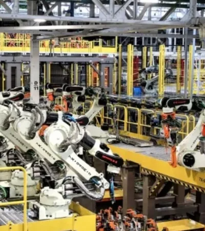 Caída de la actividad industrial