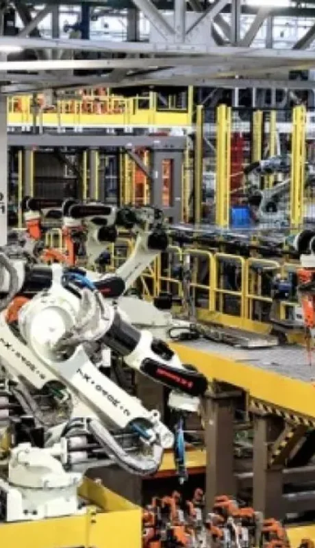 Caída de la actividad industrial