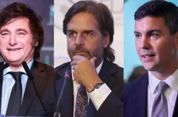 Milei, Lacalle Pou y Peña participan del cierre de una conferencia internacional