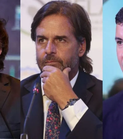 Presidentes Milei, Peña y Lacalle Pou