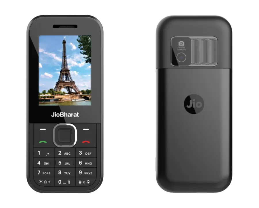 Uno de los teléfonos que Jio vende en la actualidad.