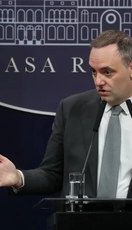 El vocero presidencial, Manuel Adorni /